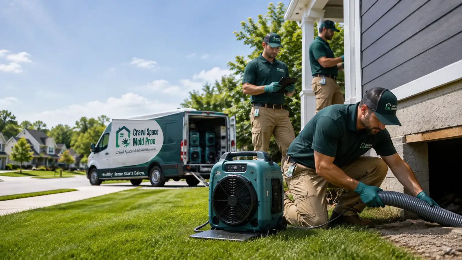 Crawl Space Mold Removal in Nanticoke, MD